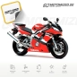 Preview: Yamaha YZF-R6 RJ03 2001 in rot mit Aufkleber-Dekor