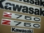 Preview: Kawasaki Z 750 2007 - Silver - Sticker-Decals