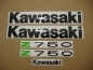 Preview: Kawasaki Z 750 2010 - White - Sticker-Decals