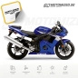 Preview: Yamaha YZF-R6 2004 with Blue Motorcycle Decals