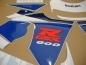 Preview: Suzuki GSX-R 600 1998 - Blue/White - Sticker-Decals