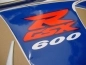 Preview: Suzuki GSX-R 600 1998 - Blue/White - Sticker-Decals
