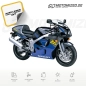 Preview: Suzuki GSX-R 600 1997 with Grey/Purple Motorcycle Decals