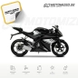 Mobile Preview: Yamaha YZF-R125 2009 with Black Motorcycle Decals