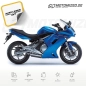 Preview: Kawasaki ER-6F 2007 with Blue Motorcycle Decals