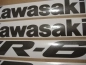 Preview: Kawasaki ER-6F 2007 - Silver - Sticker-Decals