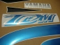 Preview: Yamaha TDM 850 2000 with Blue/Black Replica Decal