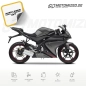 Preview: Yamaha YZF-R125 2012 with Black Motorcycle Decals