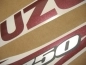 Preview: Suzuki GSX-R 750 2012 - Black/Red - Sticker-Decals