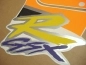 Preview: Suzuki GSX-R 750 1995 - Schwarz/Burgunder - Aufkleber-Dekor