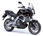 Preview: Kawasaki Versys 650 2007 in schwarz mit Aufkleber-Dekor