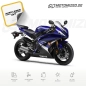 Preview: Yamaha YZF-R6 2008 with Blue AU Motorcycle Decals