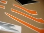 Preview: Replica Dekor für Honda CBR 600RR 2006 in Orange/Schwarz