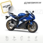Preview: Yamaha YZF-R6 2008 with Blue Motorcycle Decals