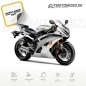 Preview: Yamaha YZF-R6 RJ15 2008 in silber mit Aufkleber-Dekor