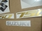 Preview: Suzuki GSR 750 2012 - Black - Sticker-Decals