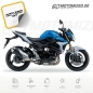 Preview: Suzuki GSR 750 2013 with Blue/White Motorcycle Decals