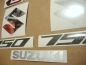 Preview: Suzuki GSR 750 2013 - Matte Black - Sticker-Decals
