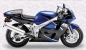 Preview: Suzuki GSX-R 600 2000 in blau/schwarz mit Aufkleber-Dekor