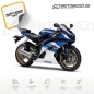 Preview: Yamaha YZF-R6 2010 with Blue/White Motorcycle Decals