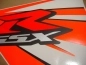 Preview: Suzuki GSX-R 1000 2009-2014 with Neon-Orange Replica Decal