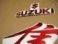 Preview: Suzuki Hayabusa 1999-2007 mit Chrome-Rot Motorrad Dekor