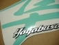 Preview: Suzuki Hayabusa 1999-2007 - Türkis - Custom-Aufkleber-Dekor