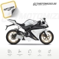 Mobile Preview: Yamaha YZF-R125 2012 with White Motorcycle Decals