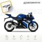 Preview: Yamaha YZF-R125 2009 in blau mit Aufkleber-Dekor