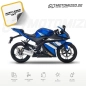 Mobile Preview: Yamaha YZF-R125 2009 with Blue US Motorcycle Decals