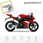 Mobile Preview: Yamaha YZF-R125 2009 with Red/Black Motorcycle Decals