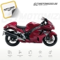 Preview: Suzuki Hayabusa 2012 in Burgunder mit Aufkleber-Dekor