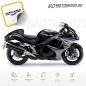 Preview: Suzuki Hayabusa 2013 in schwarz mit Aufkleber-Dekor