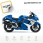 Preview: Suzuki Hayabusa 2014 in blau mit Aufkleber-Dekor