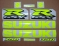 Preview: Suzuki GSX-R 750 Universal with Neon-Yellow Motorcycle Decals