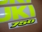 Preview: Restoration Sticker for Suzuki GSX-R 750 Universal in Neon-Yellow
