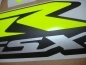 Preview: Suzuki GSX-R 750 Universal with Neon-Yellow Vinyl-Sticker
