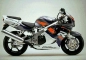 Preview: Honda CBR 919RR 1996 with Grey/Orange/White Motorcycle Decals