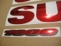 Preview: Restoration Sticker for Suzuki GSX-R 1000 Universal in Chrome Red