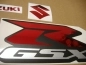 Preview: Suzuki GSX-R 1000 Universal - Chrome Rot - Custom-Aufkleber-Dekor