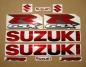 Preview: Suzuki GSX-R 750 Universal in chrome rot mit Aufkleber-Dekor