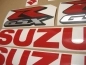 Preview: Restoration Sticker for Suzuki GSX-R 750 Universal in Red