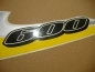 Preview: Suzuki GSX-R 600 2000 - Yellow/Black - Sticker-Decals