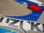 Preview: Suzuki GSX-R 600 1999 mit Weiß/Blau Motorrad Dekor