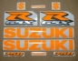 Preview: Suzuki GSX-R 750 Universal with Neon-Orange Motorcycle Decals