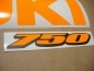 Preview: Suzuki GSX-R 750 Universal with Neon-Orange Replica Decal