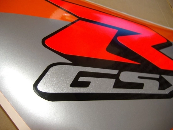 Suzuki GSX-R 600 2004 - Black/Orange - Sticker-Decals