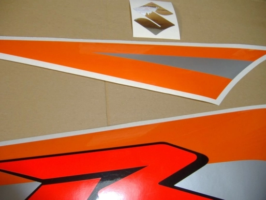 Suzuki GSX-R 600 2004 - Black/Orange - Sticker-Decals