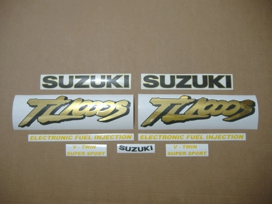 Suzuki TL 1000S 1997 mit Rot Motorrad Dekor
