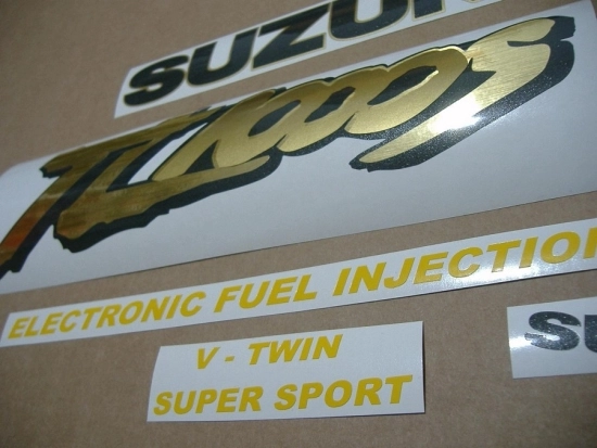 Suzuki TL 1000S 1997 - Rot - Aufkleber-Dekor